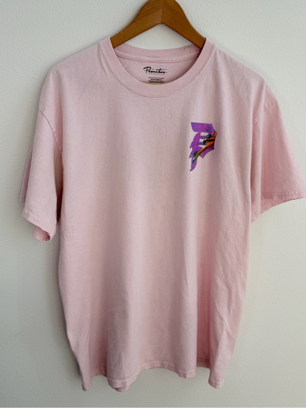 Primitive Skateboarding Heartbreakers Club Pink Graphic T-Shirt
